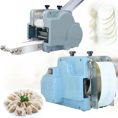 Dumpling Wrapper Machine, Automatische Dumpling Skin Maker Machine RVS, 120 W Deeg Sheeter Dumpling Wrapper Machine,75mm, Commerciële