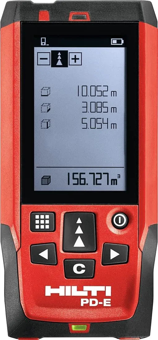 Meter, geheugen 30 metingen. Case, met een geïntegreerde kijkgole