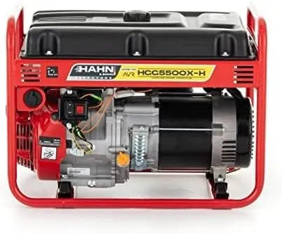 Generator met 5 kW, 9,2 uur, 96 dB, digitaal display, geluidsarme werking, benzineaandrijving en voor bouwplaats en werkplaats