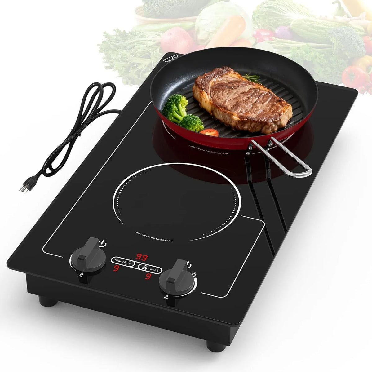 VBGK met 110 V, 2300 W, timer, 22 inch, 1800 W, 1200 W, 220V en 3000 W