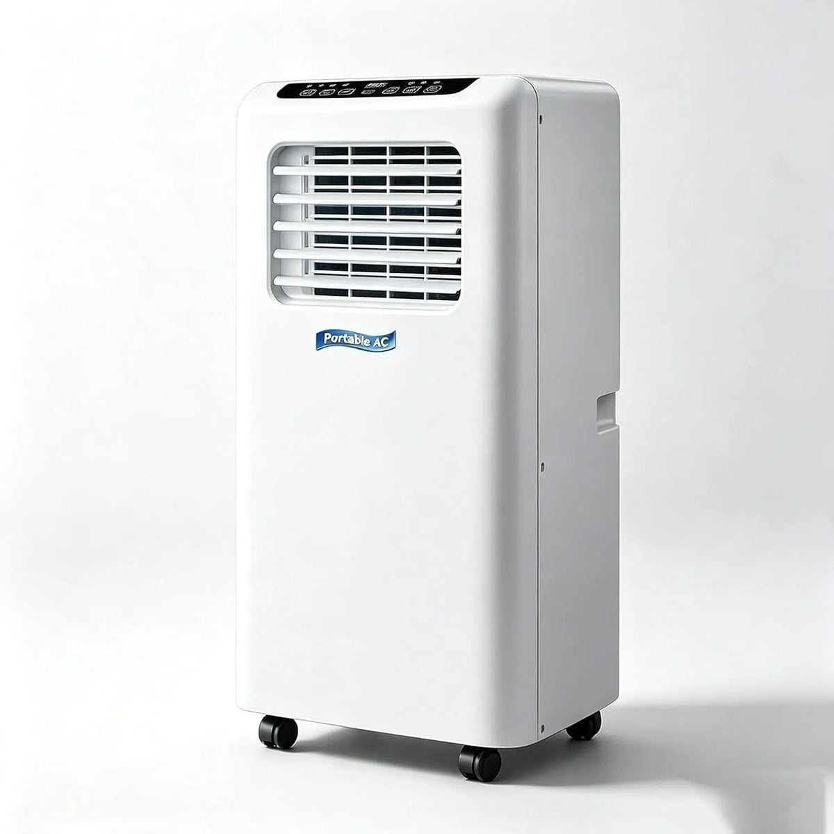 Mobiele airconditioner en Ventilator, 14000 BTU, 5000 BTU, 220-240V 50Hz Ventilator met geluidsarm Compressor en Raamisolatieset, Rollende Wielen