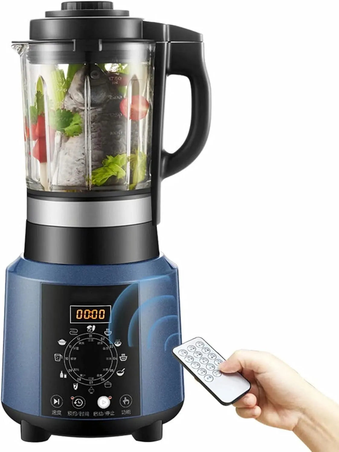 Blender, 19,5 x 47 cm, 800 W instelbare snelheden met 1,75 liter kan
