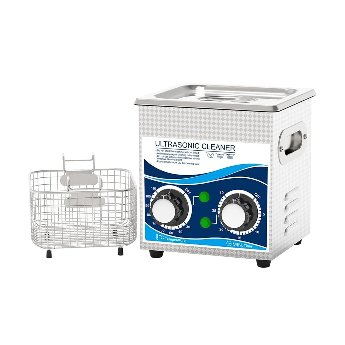 Ultrasoonreiniger, 120 W, 30 Minuten, 1.3L, Timer, Ultrasoon reiniger