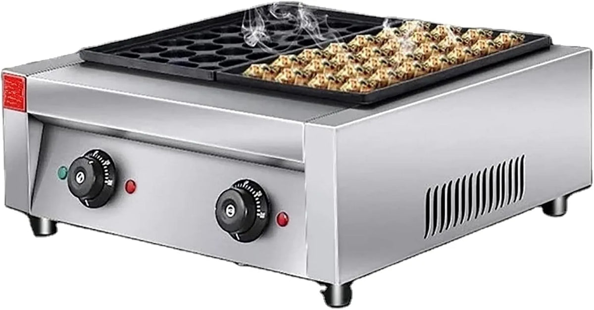 Octopus Gehaktbal Machine, 2kW Japanse Octopus Fish Ball Machine, Verwarming Takoyaki Grill Maker