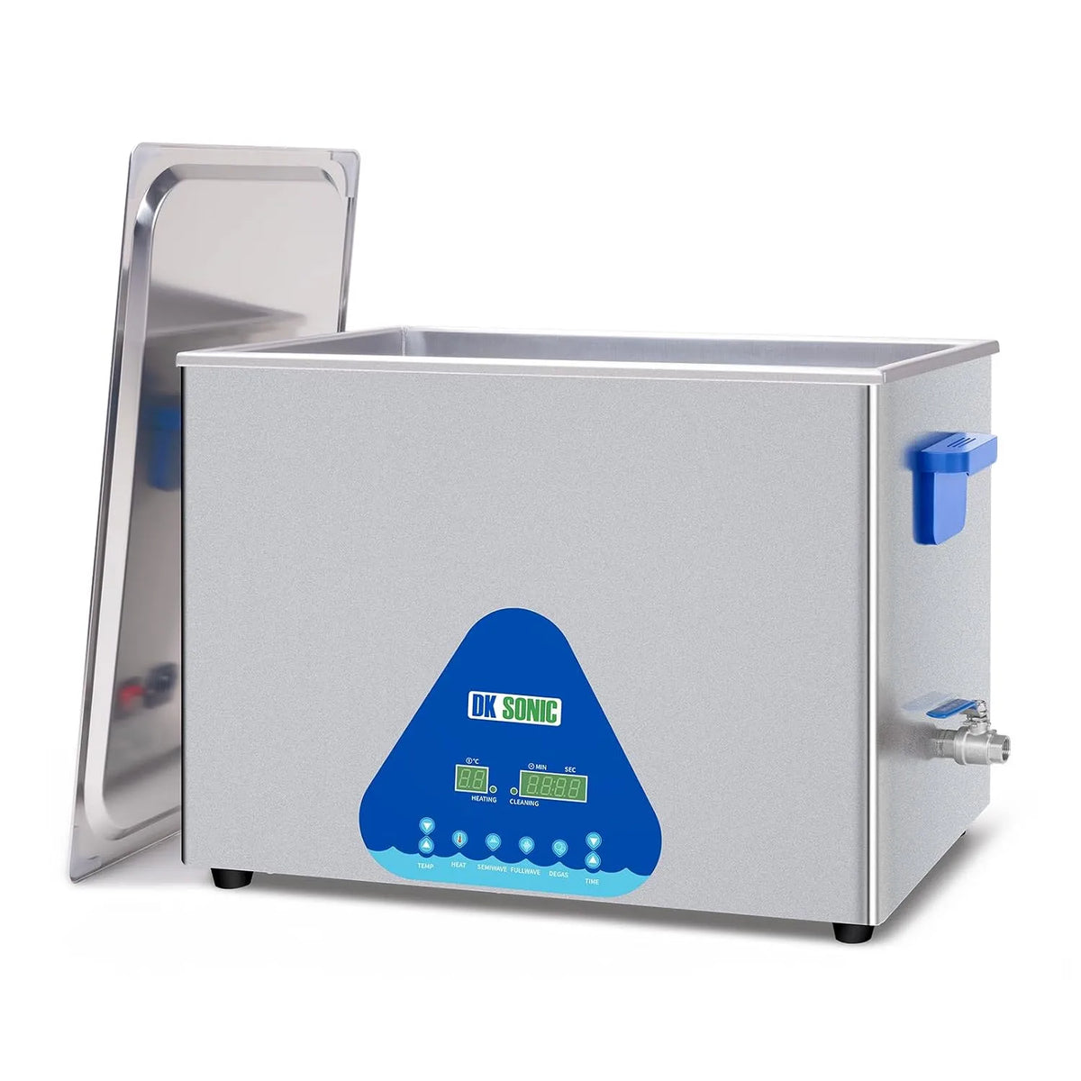 Geluidsreiniger met Verwarming, 37L 720 W Geluidsreiniger met Verwarming & Timer, Carburateurs, Digitale Bediening voor Motoren, Kettingen Inclusief