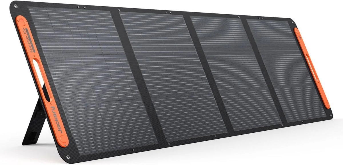Zonnepaneel met 200 W, 2042 Wh, 2,5 uur, 10 seconden, 20 °C, 65 °C, IP68 en USB