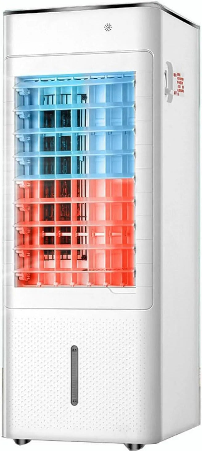 Mobiele airconditioner en Luchtkoeler, 7L verdampingskoeler, 4-in-1 verwarmingsventilator, luchtbevochtiger met 12 uur timer, 120° oscillatie