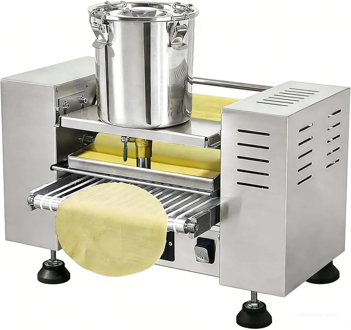 Crêpe Maker Machine met 50 x 35 x 35 cm en 2800 W, Instelbare Temperatuur & Snelheid