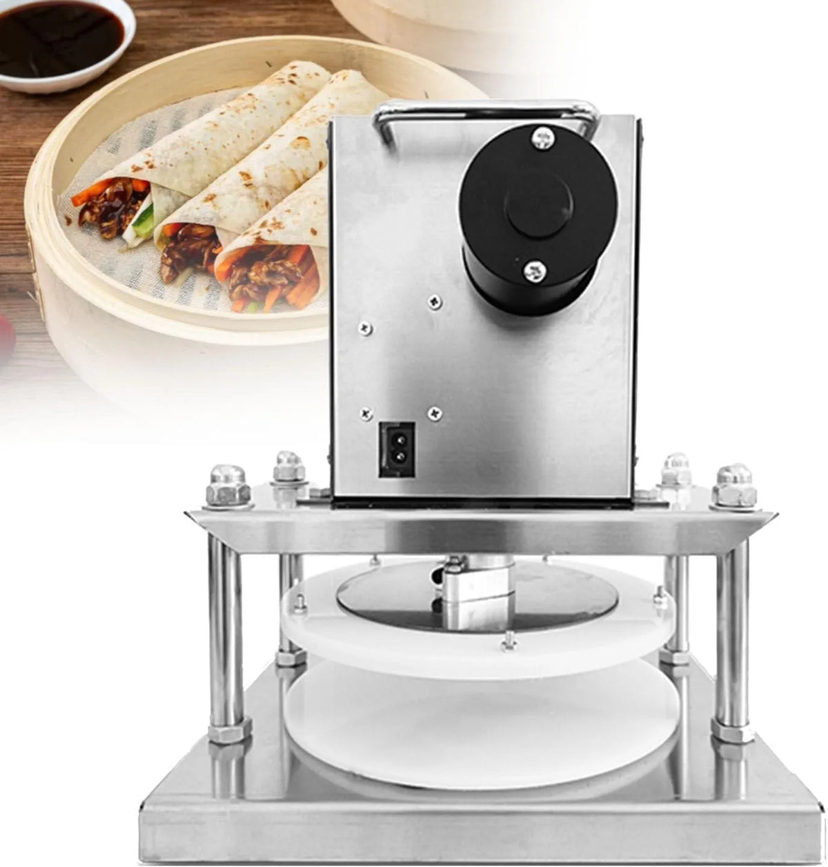 Pizza Deegpers Machine, Pizza Deegpers Machine RVS Huishoudelijke Pizzapers
