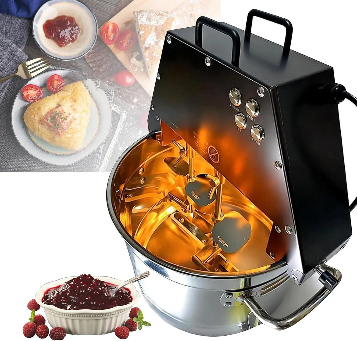 Automatische Mixer Machine met 10L, 4L, 60 W, 400L, 42 cm, 30cm, 13cm en 21 cm
