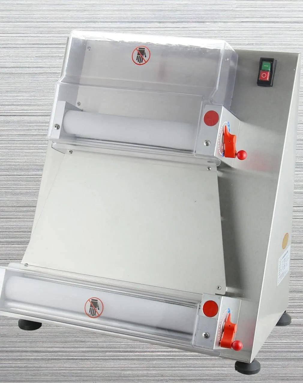Machine, Commercial Dough, 600 W Pizza Dough Roller Sheeter, 15 'Electric Pizza Press Make Machine, 370 W automatisch pasta -maker -machine