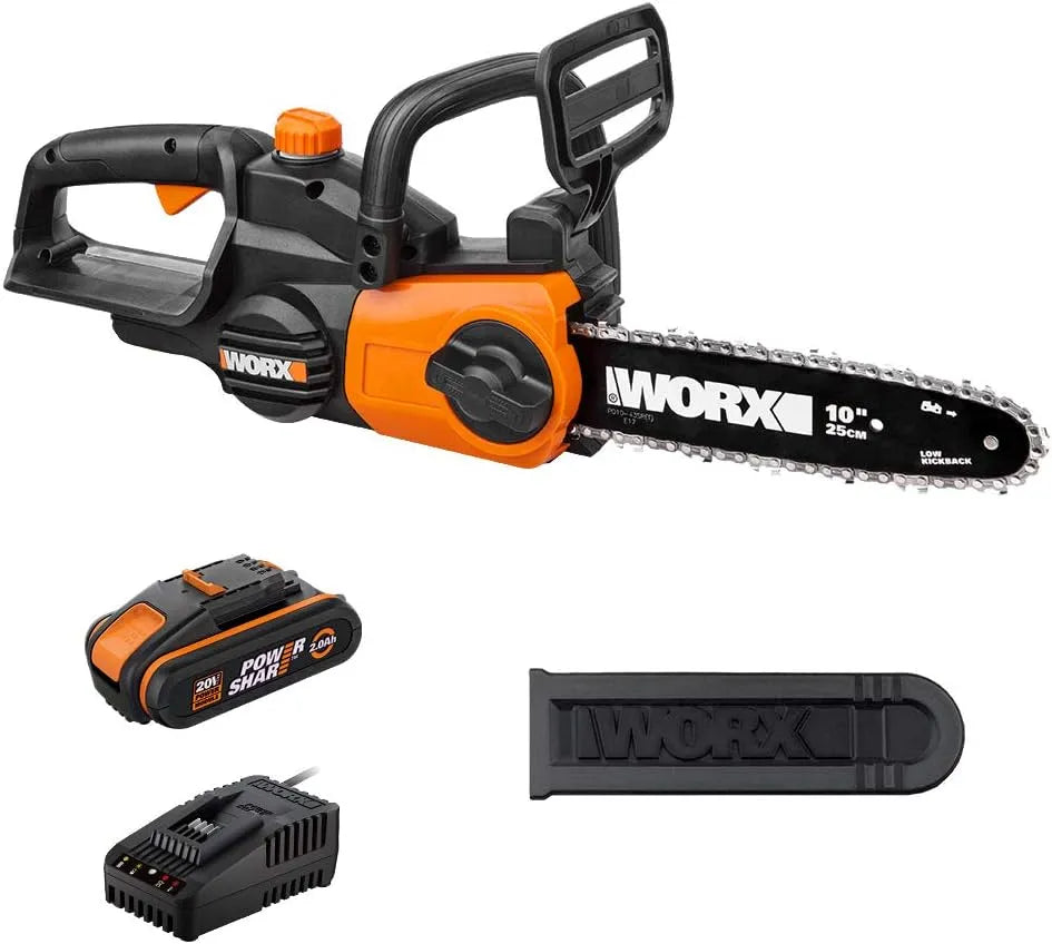 Lader, WORX WG322E.1 WG322E.1, incl. 2Ah accu & snellader, 20V