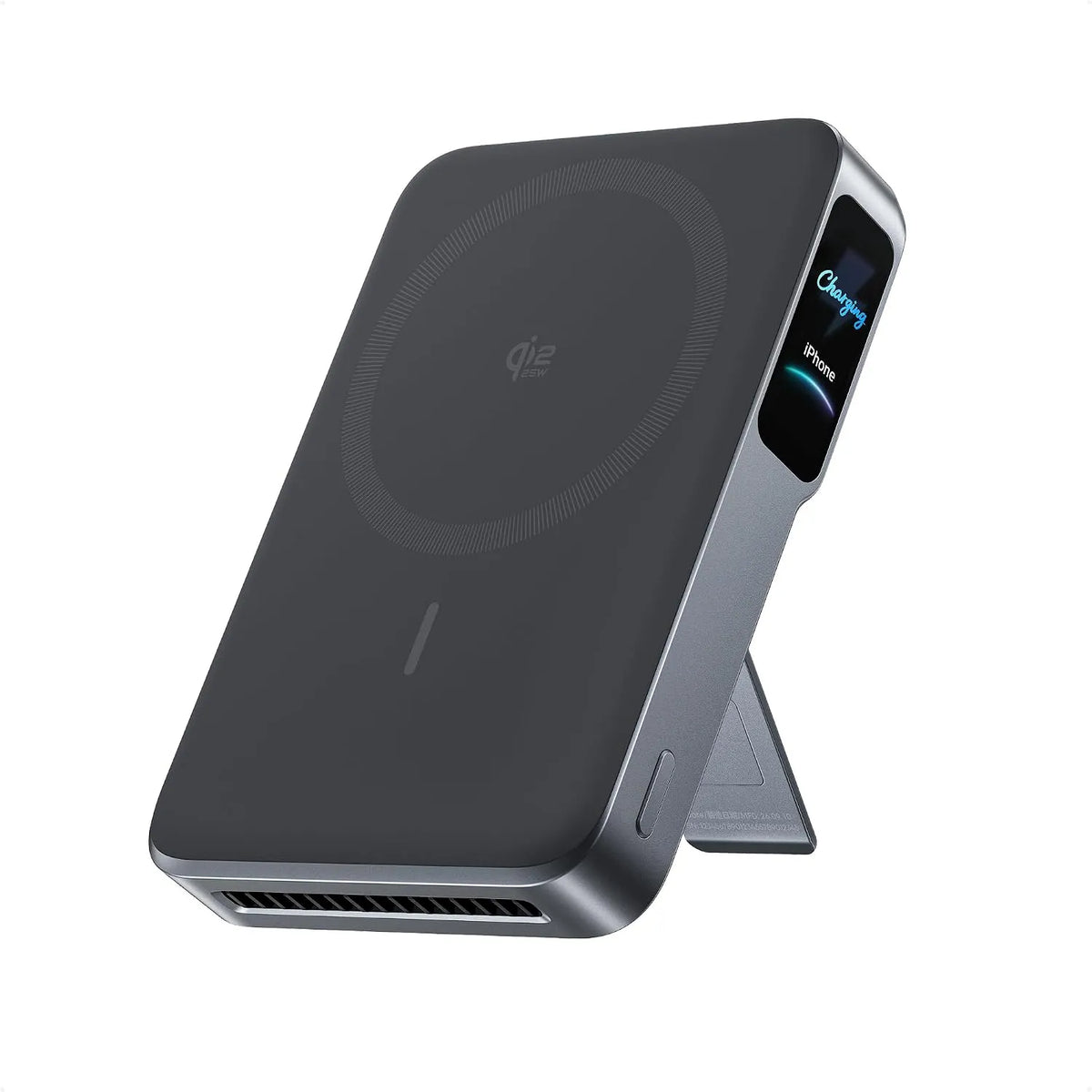 45 W, voor iPhone 17/16/15 en meer, tot 45 W laadvermogen, Anker Prime Powerbank Draadloze powerbank met actieve ventilator