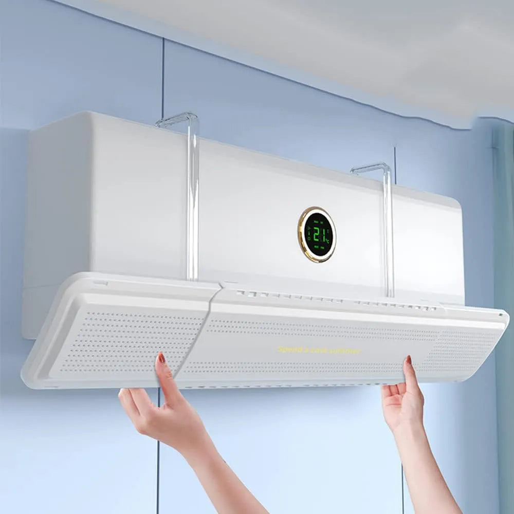 Mobiele airconditioner, en geen ponsen Geen schade aan, Luchtuitlaat Baffle Universele installatievrije winddeflector Non-stick