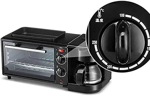 Inbouwoven drie-in-1 met 230 °C, 30 minuten, 600 W, Timer en regelbare thermostaat