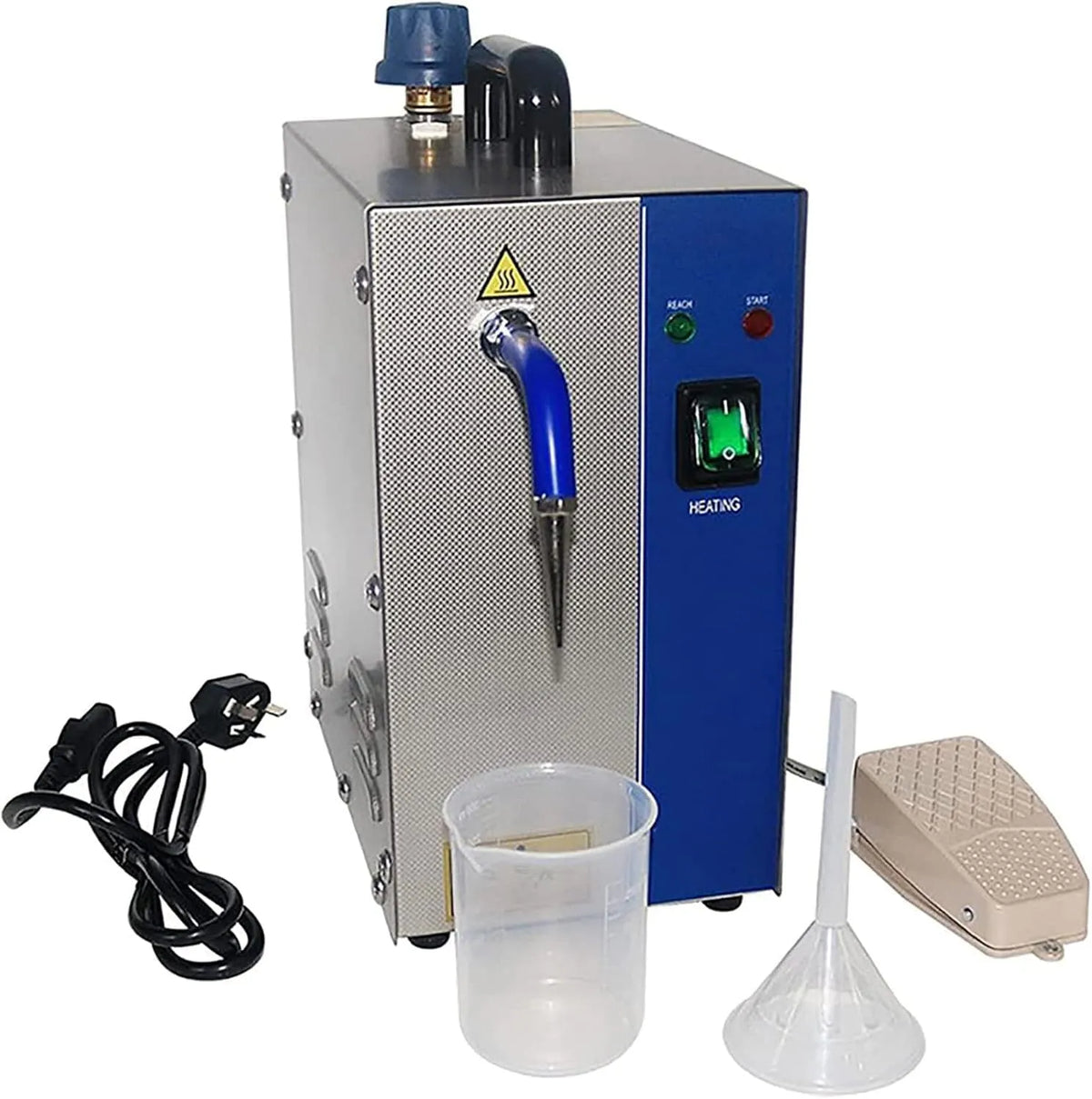 Stoomreiniger met 2l, 1300 W, 160 x 280 x 300MM, 110V, 220V, 4KG, 135°C en RVS