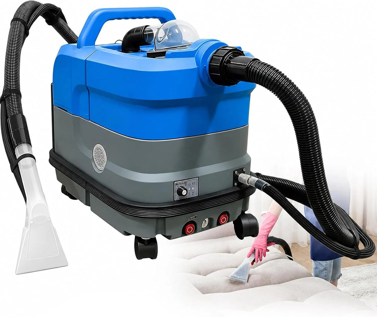 Stoomreiniger, 2500 W, Stoom 15 s, 24 kPa, 6 Accessoires, Tapijt