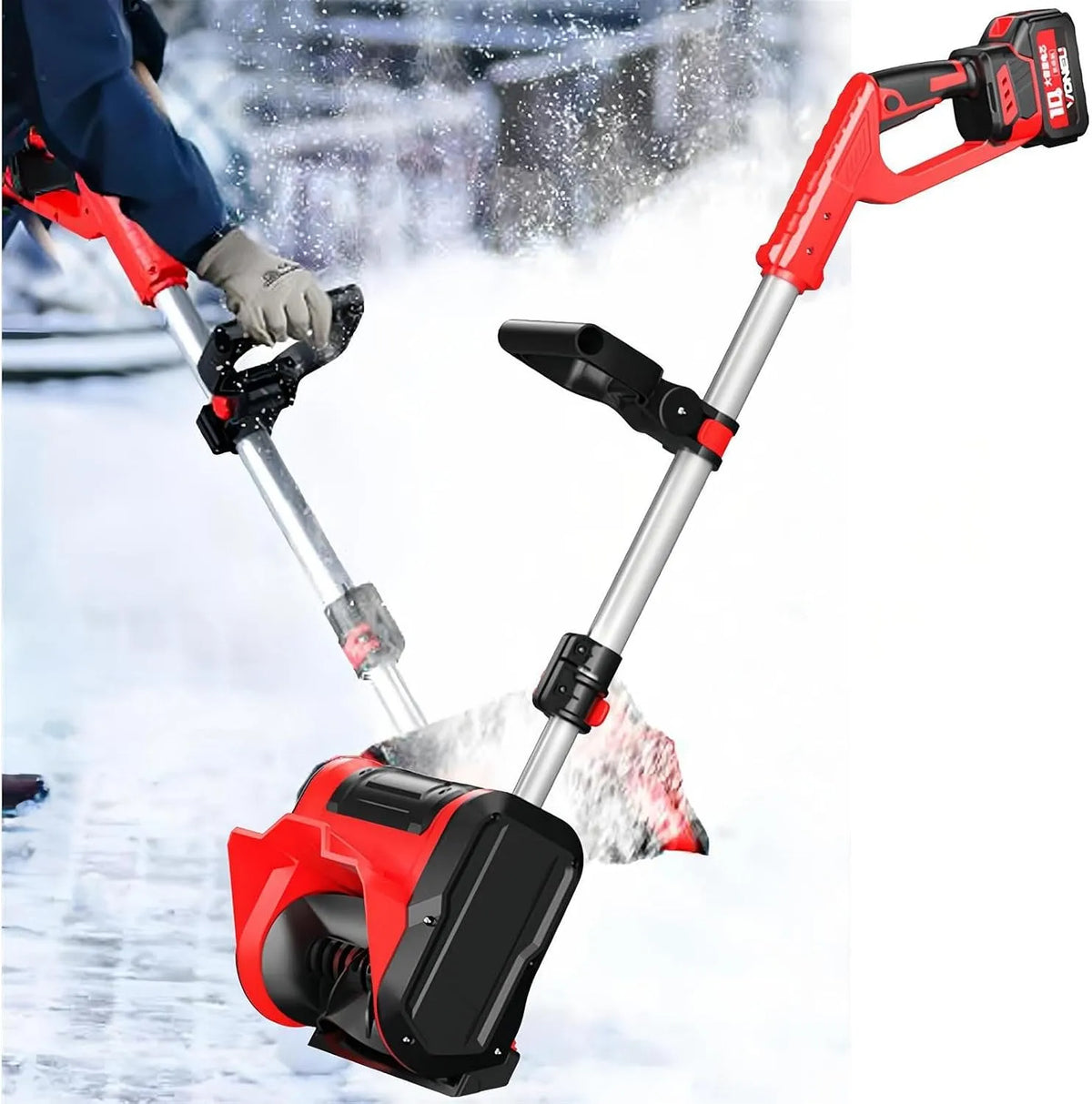 Sneeuwschuiver, Elektrische sneeuwschuiver, trottoirs en trappen