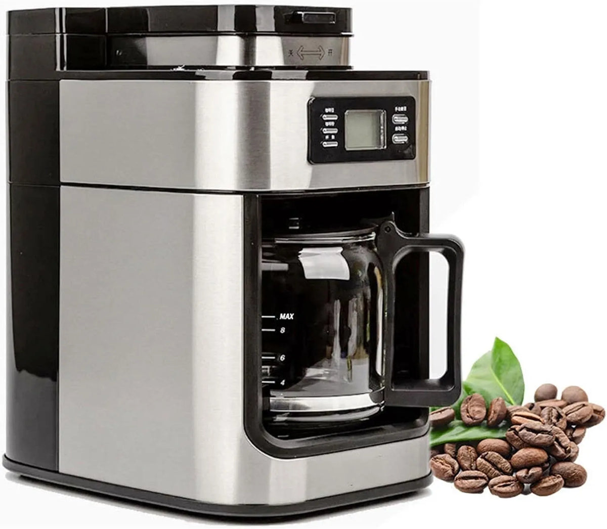 Espressomachine, Maat: CN, in 1 Volautomatisch LED-display voor espresso