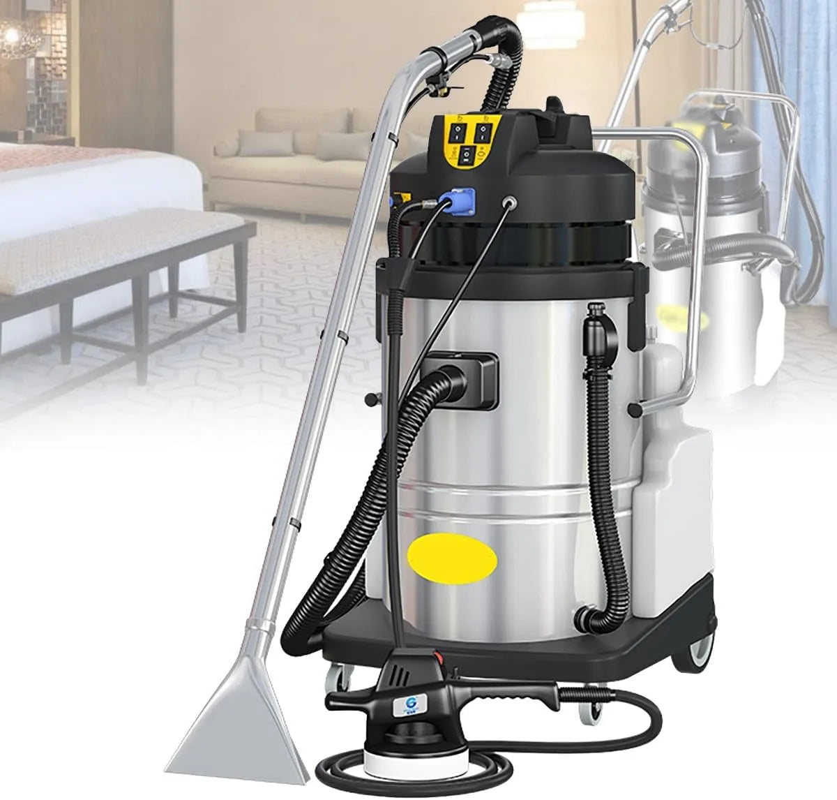 Stofzuiger, dieptereiniging 20L, Commerciële tapijtreinigingsmachine, draagbare tapijtreinigingsmachine, stofzuiger/wasmachine, zware