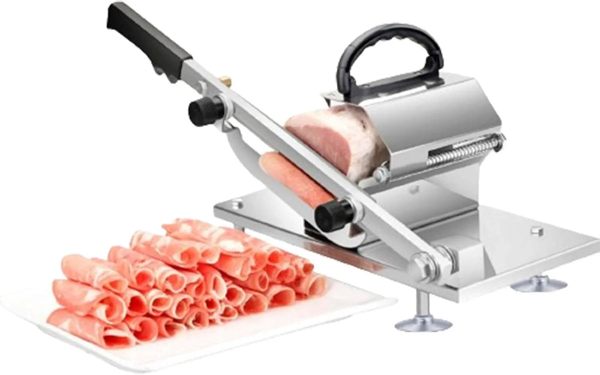 Barbecue met geschikt voor groenten, spek, huishoudelijke en commerciële handmatige snijmachine, kaas en shabu-shabu, hotpot