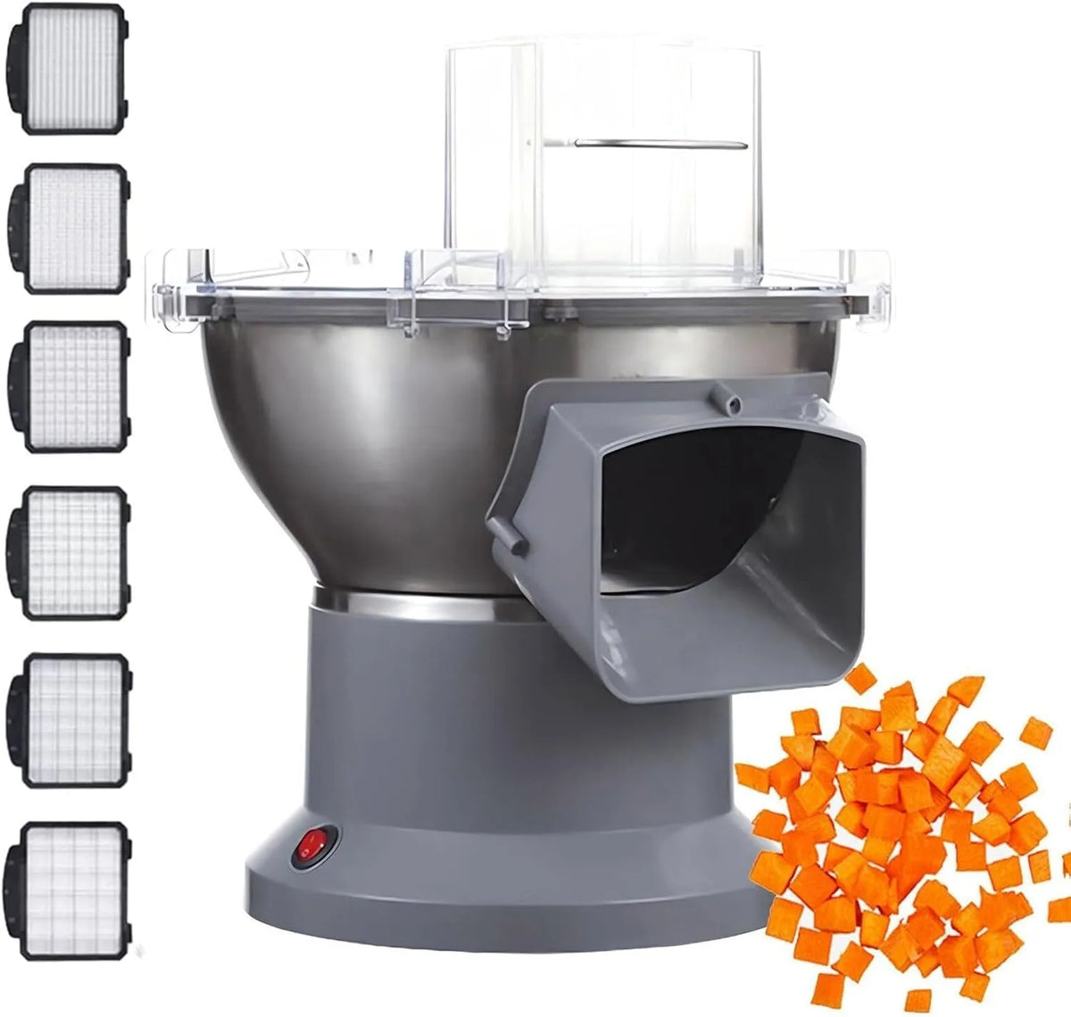 Multifunctionele snijder met 360 x 360 x 420 mm, 200 W, 4,3 inch en RVS