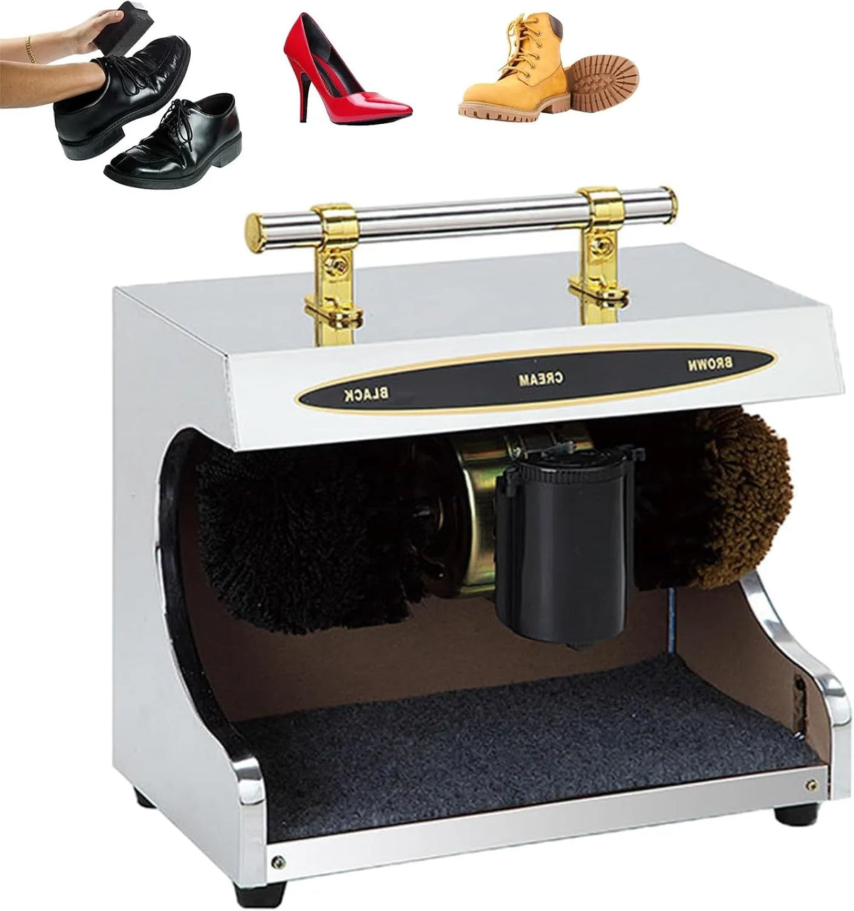 Polijstmachine, Automatische inductieschoenen polijstmachine