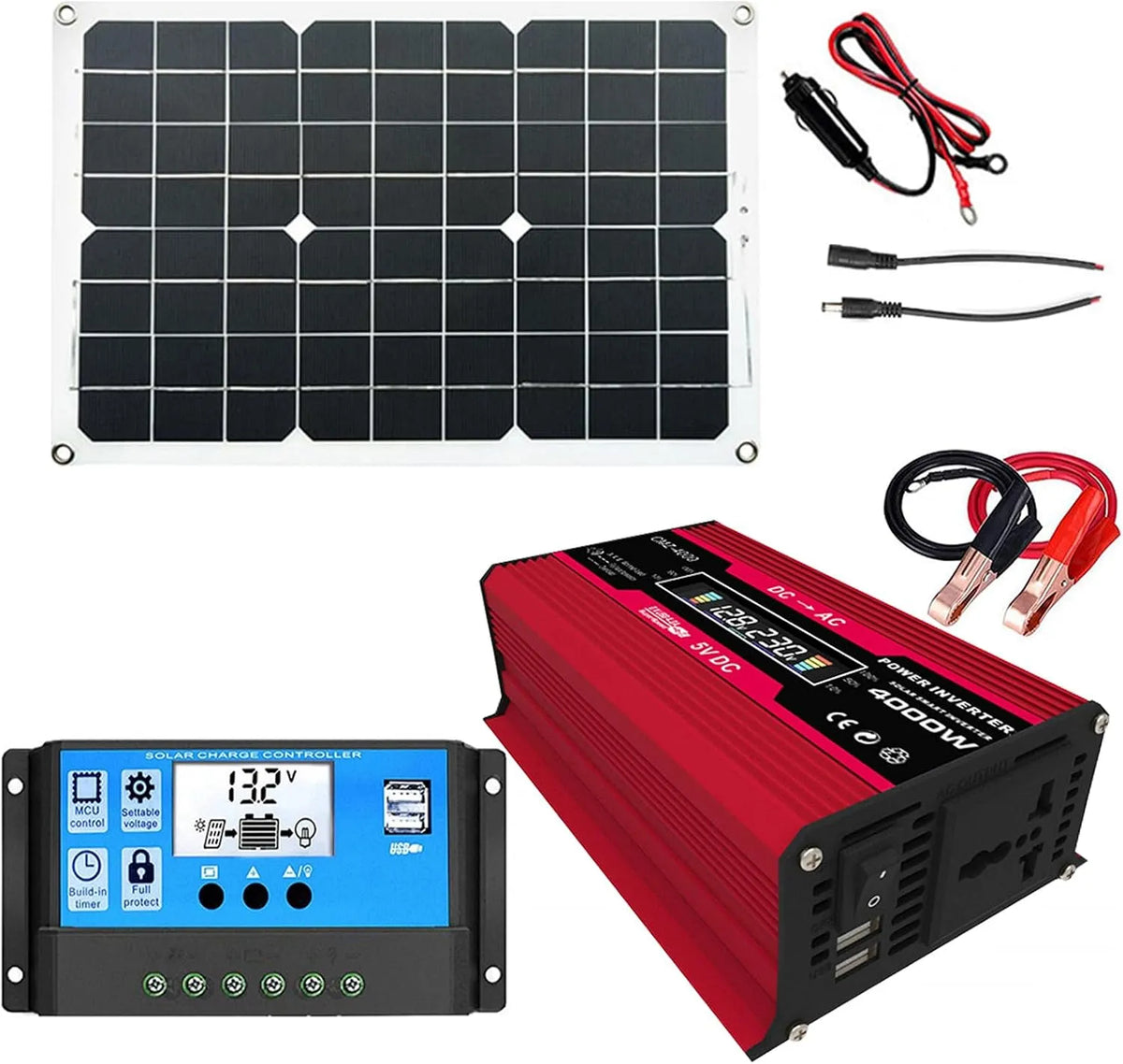 Generator, Zonne-energiesysteem, 220V, 420 x 280 x 2.5mm, 50Hz, 60Hz
