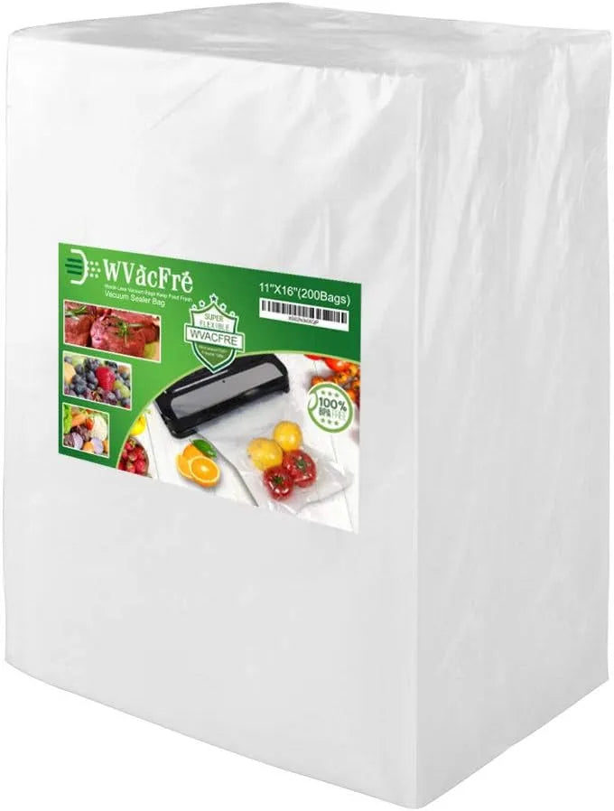 Vacuümsealer, x12, 200 Quart, BPA vrij, voor zwaar gebruik, voor Voedsel Vac Opslag of Sous Vide Koken