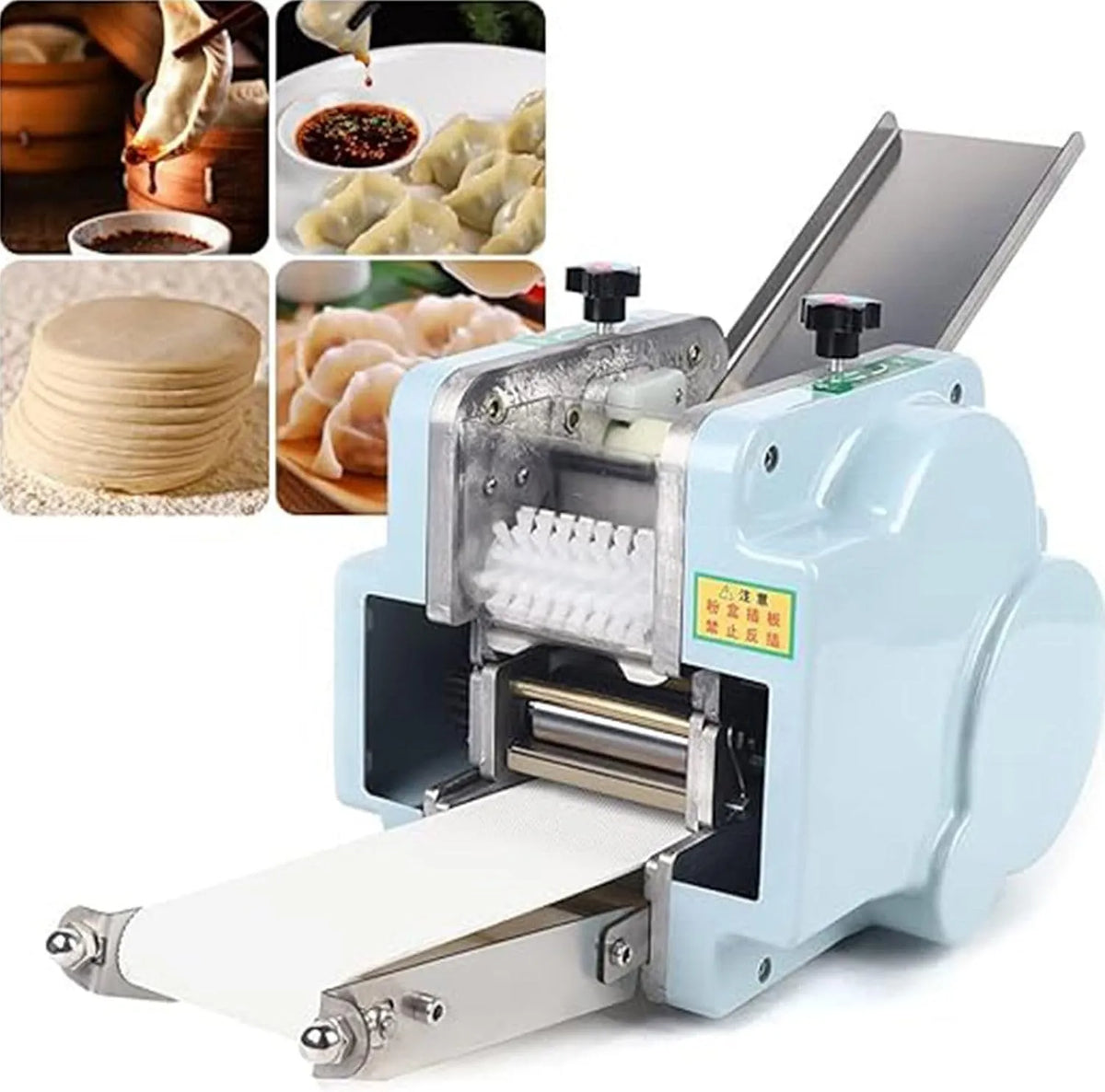 Elektrische deegpers voor dumplings met 58 x 31 x 32 cm, 220V, 12,59 inch, 140 W en 15 inch