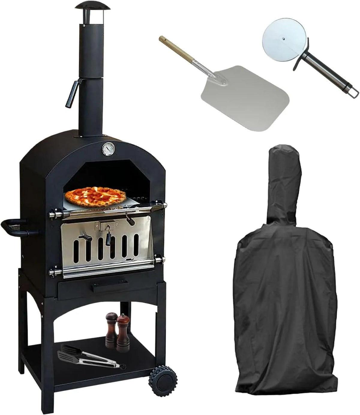 Inbouwoven, KuKoo Buiten Pizza, Steen en Snijder, Pizza Peel