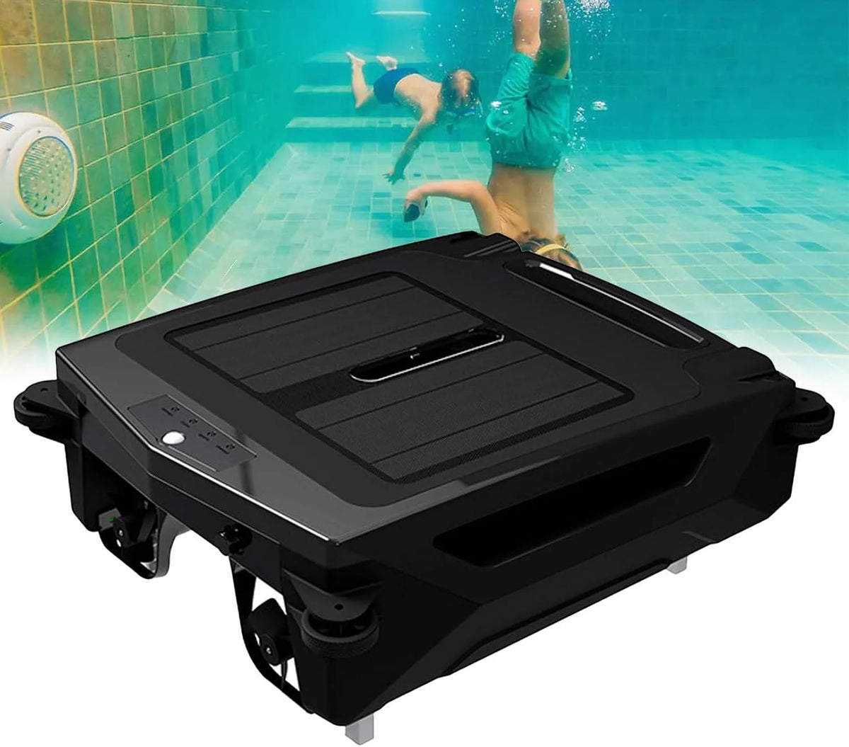 Zwembadrobot, met 2500 mAh Voeding En Borstelloze Motor, Fully-Automatic, Geschikt voor Zwembadoppervlakken