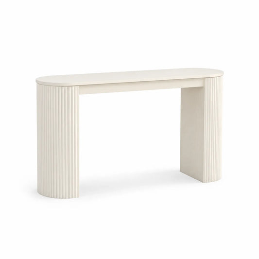 Console en MDF Ivoire 120x40x80 cm