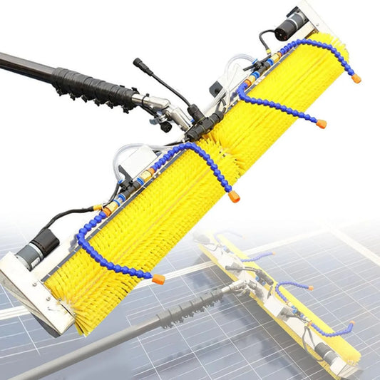 Fotovoltaïsche Reiniger met 100 Cm, 8 uur, 1,5-3 l, 50 mm, sproeifunctie, zonder netstroom en antistatische borstel