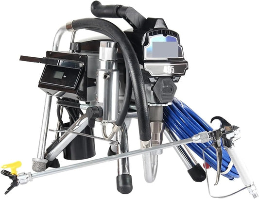 Machine met 595 professioneel airless spuitpistool Airless verfspuit schildermachine, 3500 W 3,5L professionele airless spuitmachine, veelzijdig