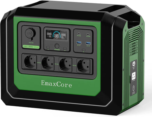 Draagbaar powerstation, 1024Wh, 1800 W, 230V, LiFePO4-batterij