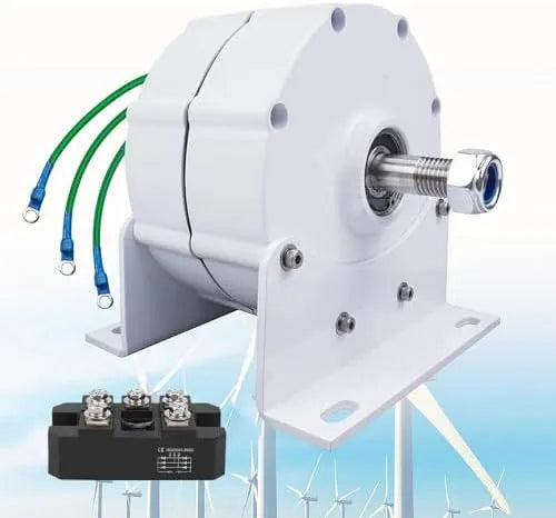 10000 W permanente magneetgenerator, 24V, 120V, lage rpm elektrische motor, 12V, 48V, 220V