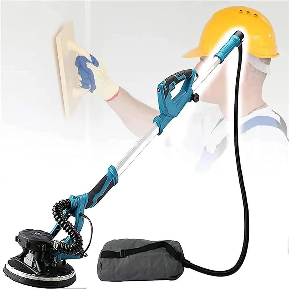 Machine, zwenkkop Led droge muurschuurmachine 1800 W, Elektrische gipsplaatschuurmachine, schuurmachine met schuurschijven