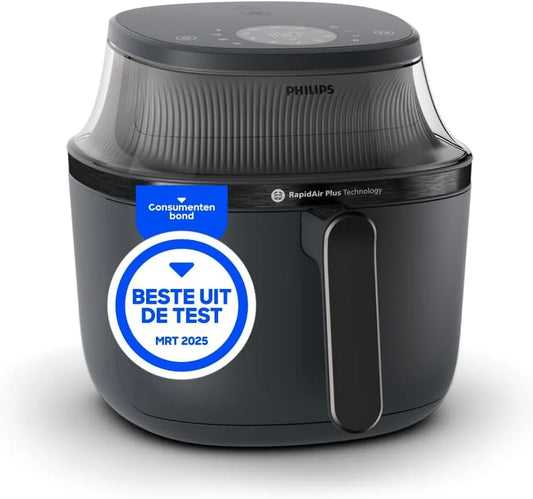 Airfryer, Philips, 16-in-1 met RapidAir Plus, 4,2L, 1VENSTER2CONTROLE3CAPACITEIT4CONVENIENT