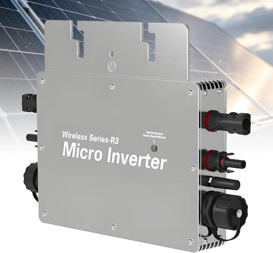 Spanningsomvormer met 600 W, IP65, wifi, zonne-energie en aluminium
