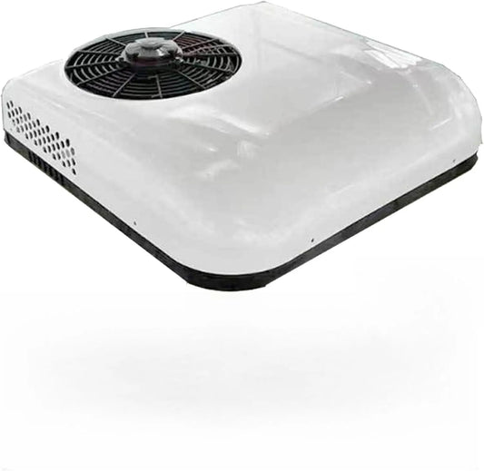 Mobiele airconditioner, White12V, 12V/24V airconditioning voor minivans, Airco voor op het dak van een camper, airco voor campers, bussen