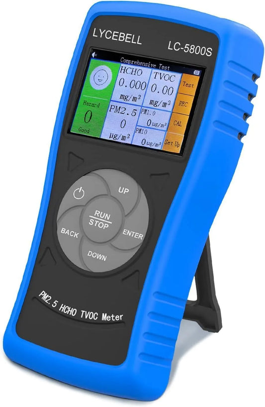Luchtkwaliteitsmeter, Testen PM2.5 PM10 HCHO TVOC USB Oplaadbare