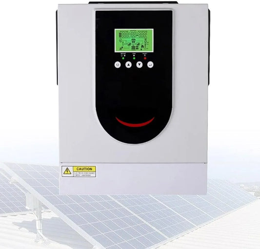 Spanningsomvormer, 4200 W Zonne-Omvormer 24V DC Naar 220/230/240V AC, Werkt Met 24v Loodzuurlithiumbatterij, 120A