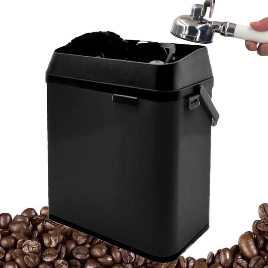Tafel met Elektrische Koffie Portafilter Reinigingsmachine, Voor Thuis, Met 2 Schrapers En 1 Borstel Hoofd, Automatische reiniger en Restaurant zwart