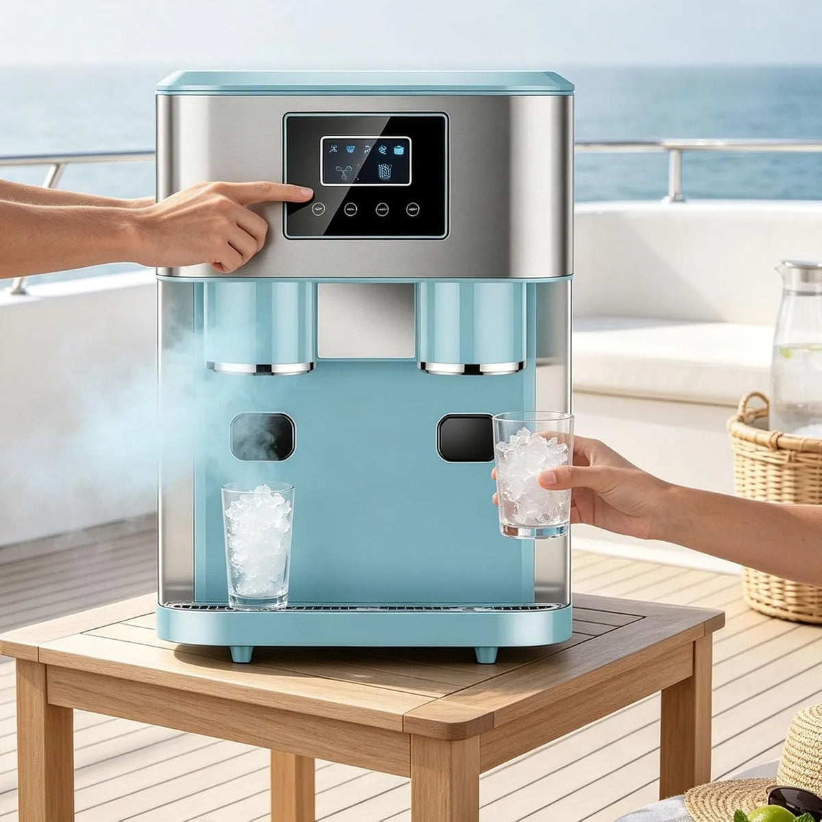 Machine met 120-180 W, 3-in-1, waterreservoir en RVS, Belangrijkste kenmerken