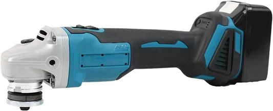 Polijstmachine met accu-haakse slijper, Elektrische polijstmachine, 125 mm, elektrisch 18 V accugereedschap en snij- en polijstmachine, borstelloos