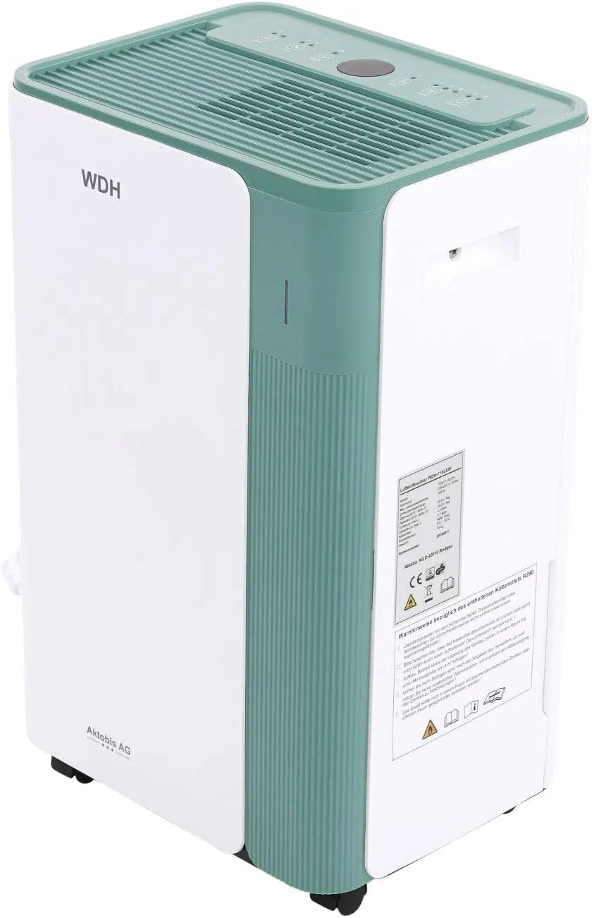 Aktobis Luchtontvochtiger WDH-118LEW met 20 l, 1-24 uur, wifi, ontvochtigingsfunctie en wit