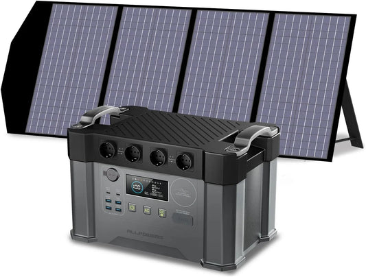 Draagbaar powerstation, S2000, 140 W, 1500 Wh, 4 x 2400 W