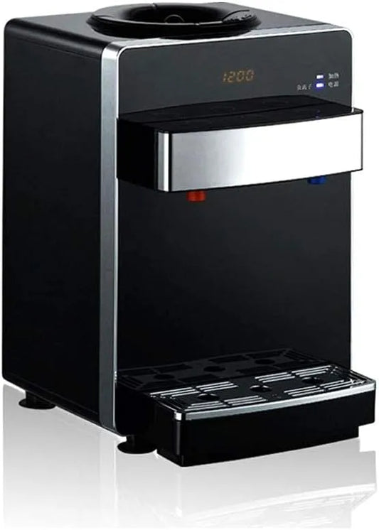 Waterdispenser met geluidsarme werking en zwart, slimme waterdispenser desktop mini-wateremmer gebruik