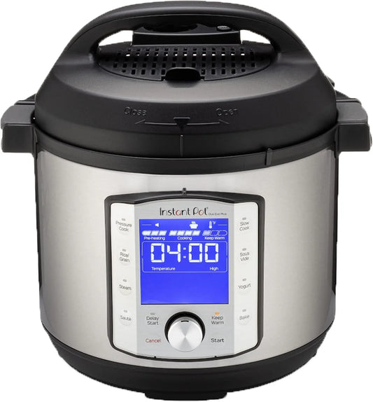 Snelkookpan, slowkoker, rijstkoker, stoompan, 7.6L, elektrische snelkookpan. 10 functies in 1: sterilisator